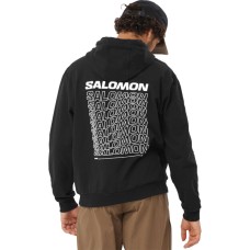 Salomon Худи PERFORMANCE от Salomon из дышащего хлопка с динамичным логотипом