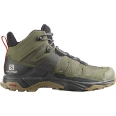 Salomon X Ultra 4 Mid GTX Спортивные ботинки для активного отдыха, GORE-TEX, Черные, Система контроля спуска