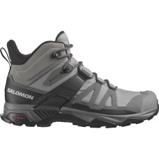 Salomon X Ultra 4 Mid GTX Спортивные ботинки для активного отдыха, GORE-TEX, Черные, Система контроля спуска