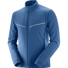 Salomon Куртка Agile Softshell для мужчин с защитой от ветра и светоотражающими элементами