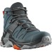 Salomon X Ultra 4 Mid GTX Спортивные ботинки для активного отдыха, GORE-TEX, Черные, Система контроля спуска