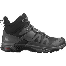 Salomon X Ultra 4 Mid GTX Спортивные ботинки для активного отдыха, GORE-TEX, Черные, Система контроля спуска