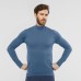 Salomon Мужской свитер Salomon Explore Seamless Half Zip, дышащий и быстросохнущий